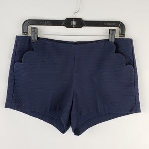 Lilly Pulitzer Liza Shorts Blue Size 6 NWOT